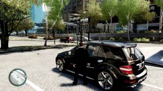 GTA 4 Review  Mercedes ML63 AMG HD [upl. by Enneirb]