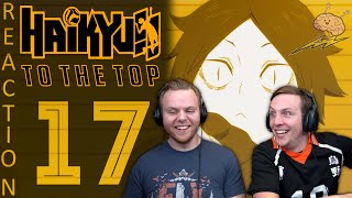 SOS Bros React  Haikyuu Season 4 Episode 17  Cats vs Monkeys [upl. by Notyep]