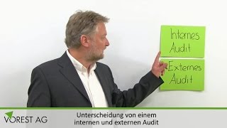 Was ist der Unterschied zwischen einem internen Audit amp externen Audit [upl. by Apoor844]