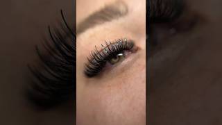 Aqua tinsel lashes lashedbyshayla lashextensions tinsellashes volumelashes parislashacademy [upl. by Lancey]