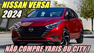 NOVO NISSAN VERSA 2024 NÃO COMPRE YARIS OU CITY ANTES DE VER ESSE VÍDEO [upl. by Verine]