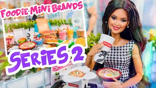 Foodie Mini Brands Series 2 Can Be Food For Dolls [upl. by Roselia]