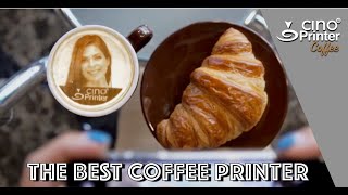 latteart coffeeprinter Selfiecoffee 😍 🇮🇹 CINO PRINTERⓇ  THE BEST COFFEE PRINTER FOR BARISTA 20 [upl. by Fadiman]