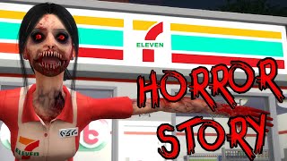 ASWANG SA 7 ELEVEN PART 1 HORROR STORY  KWENTONG NAKAKATAKOT  711 TAGALOG ANIMATED GABI NG LAGIM [upl. by Sontich563]