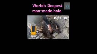 दुनिया का सबसे गहरा मानव निर्मित गड्ढा Worlds Deepest manmade holeshorts📝📓 [upl. by Nomed442]