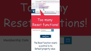 Reset Multiple Controls in Power Apps Quickly with this Pro Tip Shorts [upl. by Alekahs434]