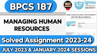 bpcs 187 solved assignment 202324  bpcs 187 solved Assignment 2024  bpcs187 bpcs187ignou bpcs [upl. by Chrystal]