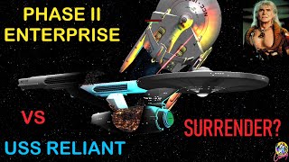 Phase 2 Enterprise VS USS Reliant  Both Ways  Star Trek Starship Battles [upl. by Cutler]