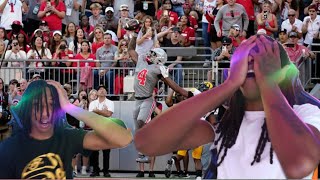 OMG CATCH OF THE YEAR V4 Reacts To No3 Ohio State vs Iowa Hawkeyes [upl. by Yaron]