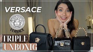 VERSACE 🔴 unboxing de 3 bolsas Medusas icónicas 🔥 [upl. by Con]