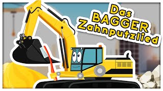 ♪ ♪ Das BaggerZahnputzlied 🚧 👷 Kinderlied zum Zähneputzen [upl. by Ettenauq]