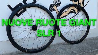 RUOTE GIANT SLR 1 2021 PESO PIUMA [upl. by Quickel896]