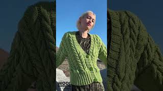 TRICOT Modèle gilet quotAPPLIED BOTANYquot Wool Addicts de Lang Yarns [upl. by Atival]