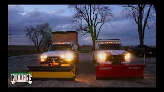 Boss 7 6quot Super Duty and Meyer 7 6quot Classic Side By Side Comparison  Snow Plowing Trucks [upl. by Aaren292]