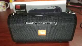 Ep 3 Unboxing Stereo BT Speaker  TG123 Radio aux card pendrive [upl. by Eduard]