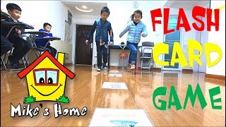 Flash card game  ESL teaching tips  Mikes Home  Classroom games [upl. by Hada]