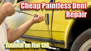 Cheap Amazon Paintless Dent Removal Kit Demo [upl. by Atiras]