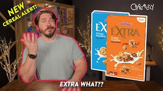 NEW Kelloggs Extra Review Extra What cereal review kelloggs extra [upl. by Alburga]