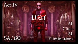 HITMAN 3  Seven Deadly Sins  Act IV Lust  SASO  All Clues amp All Eliminations [upl. by O'Connor]