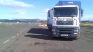 LGV HGV CE Class 1 Reversing Exercise [upl. by Erwin]