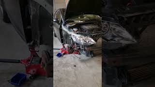 Seat Ibiza front wings paint amp replace  part 4 [upl. by Tiduj]