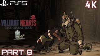 Valiant Hearts The Great War Full Game Part 8 PS5 No Commentary  4K 60 FPS [upl. by Yreva497]