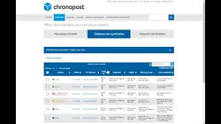 Chronopost  Service client en ligne [upl. by Ahsienor]