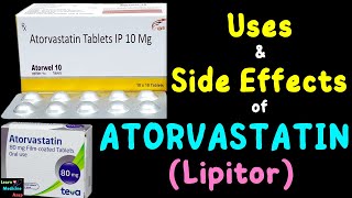 Atorvastatin Lipitor – Side Effects Uses Mechanism of Action Dosage Interactions Warnings [upl. by Ecneps]