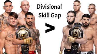 Featherweights Are Better Than Lightweights amp Divisional Skill Gaps Are Real In MMA [upl. by Sigismundo]