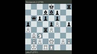 FIDE World Championship 2007  Leko vs Morozevich  Round 13 [upl. by Alderson]