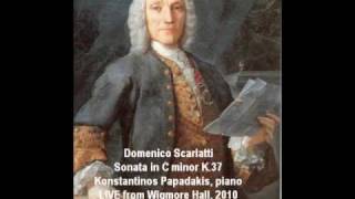 Scarlatti Sonata K37  Konstantinos Papadakis live in Wigmore Hall [upl. by Derry]