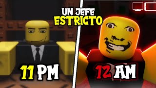 ROBLOX PERO TENGO UN JEFE ESTRICTO [upl. by Taka]