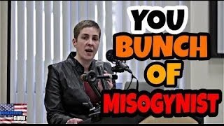 quotYour Argument is Unnecessaryquot karen straughan DESTROYED feminist at Kennesaw State University [upl. by Hatnamas106]