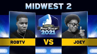 RobTV Karin vs Joey R Mika  Top 8  Capcom Pro Tour 2021 Midwest 2 [upl. by Lasley]