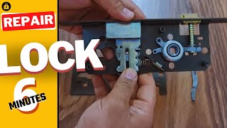 repair and install door lock whats inside a door lock💯✌️ [upl. by Polash811]