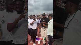 Kanu Nwankwo Papilo at the Oriental Derby between Rangers and Enyimba in Enugu npfl24 npfl kanu [upl. by Secnarf136]