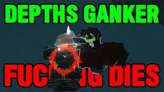 Depths Ganker gets wiped  Deepwoken [upl. by Aidahs267]