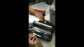 How to install a drum and toner on a Brother l2680w laser printer TN 660 toner and DR 630 drum [upl. by Atinet]