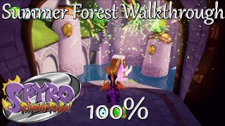 Spyro Reignited Trilogy Summer Forest Walkthrough  Gems amp Orbs [upl. by Elisa]