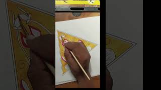 Alekhan  how to fill alekhan drawing youtubeshort youtubeshorts [upl. by Okubo]