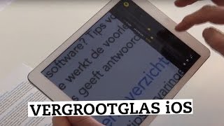 Zo werkt het vergrootglas op je iPhone en iPad [upl. by Charity]