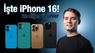 APPLE LANSMAN CANLI iPhone 16 ve diğer ürünler tanıtılıyor [upl. by Lysander]