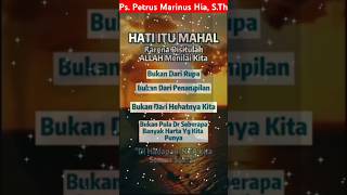 Ps Petrus Marinus Hia STh  HATI ITU MAHAL [upl. by Dallas]