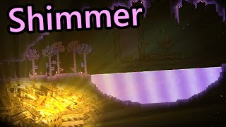 Shimmer  Source of Infinite Money Boss Cheese Invincibility Machine Terraria 144 [upl. by Nyrehtac]