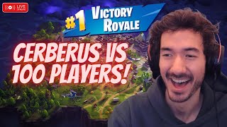 Cerberus vs 100 Players Fortnite  Use Code MrMcDream EpicPartner [upl. by Maggie980]