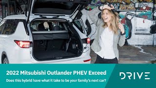 2022 Mitsubishi Outlander PHEV Exceed  Your Familys Next Car  Drivecomau [upl. by Mala]