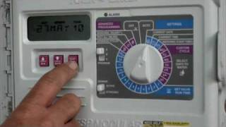 How to program a Rain Bird ESP series sprinkler timer [upl. by Bowles]