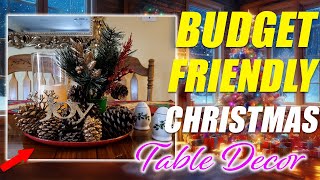 Transform Your Christmas with this Stunning BudgetFriendly Tabletop Decor Idea [upl. by Ellegna]