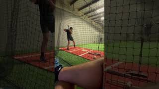 Brayden swing transformation baseball swingdrills hittinginstruction hitting coach shorts [upl. by Eselahc]