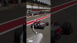 When Kimi Raikkonen cooled his car in Formula 1 [upl. by Dihaz]